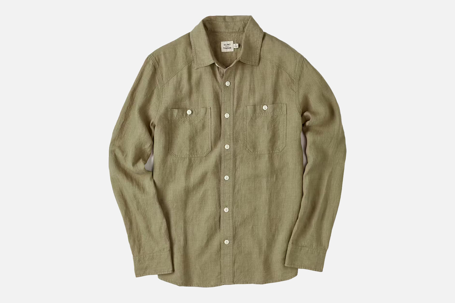 Flint and Tinder Crossback Linen Workshirt