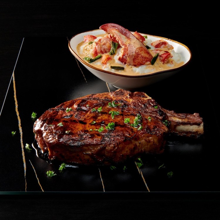 Mastro's prides itself on featuring 28-day wet-aged prime steaks cooked in the restaurant's 1,500-degree broiler