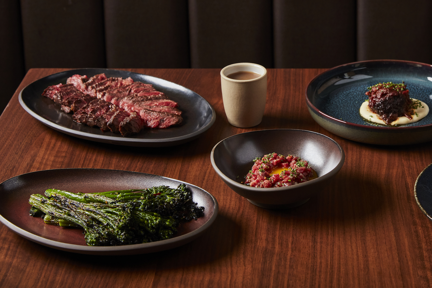 Matū only serves grass fed Wagyu beef from New Zealand’s First Light Farms