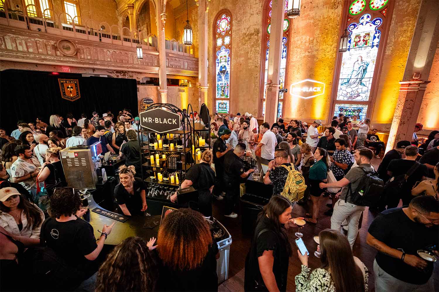 Mr. Black's "Order of the Espresso Martini" party at the historic Hotel Peter & Paul