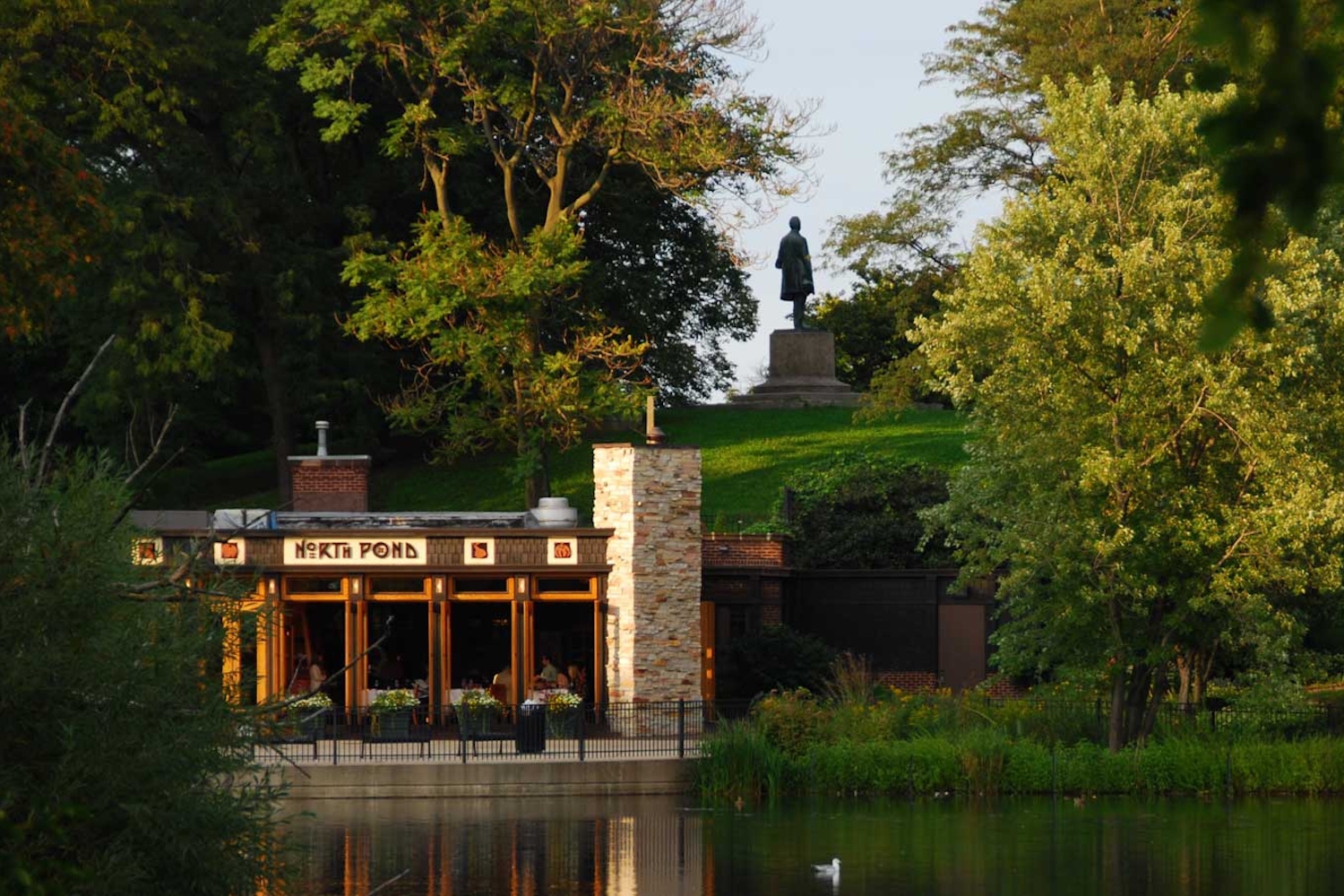 Nestled in Chicago's Lincoln Park, North Pond offers a four-course seasonal tasting menu