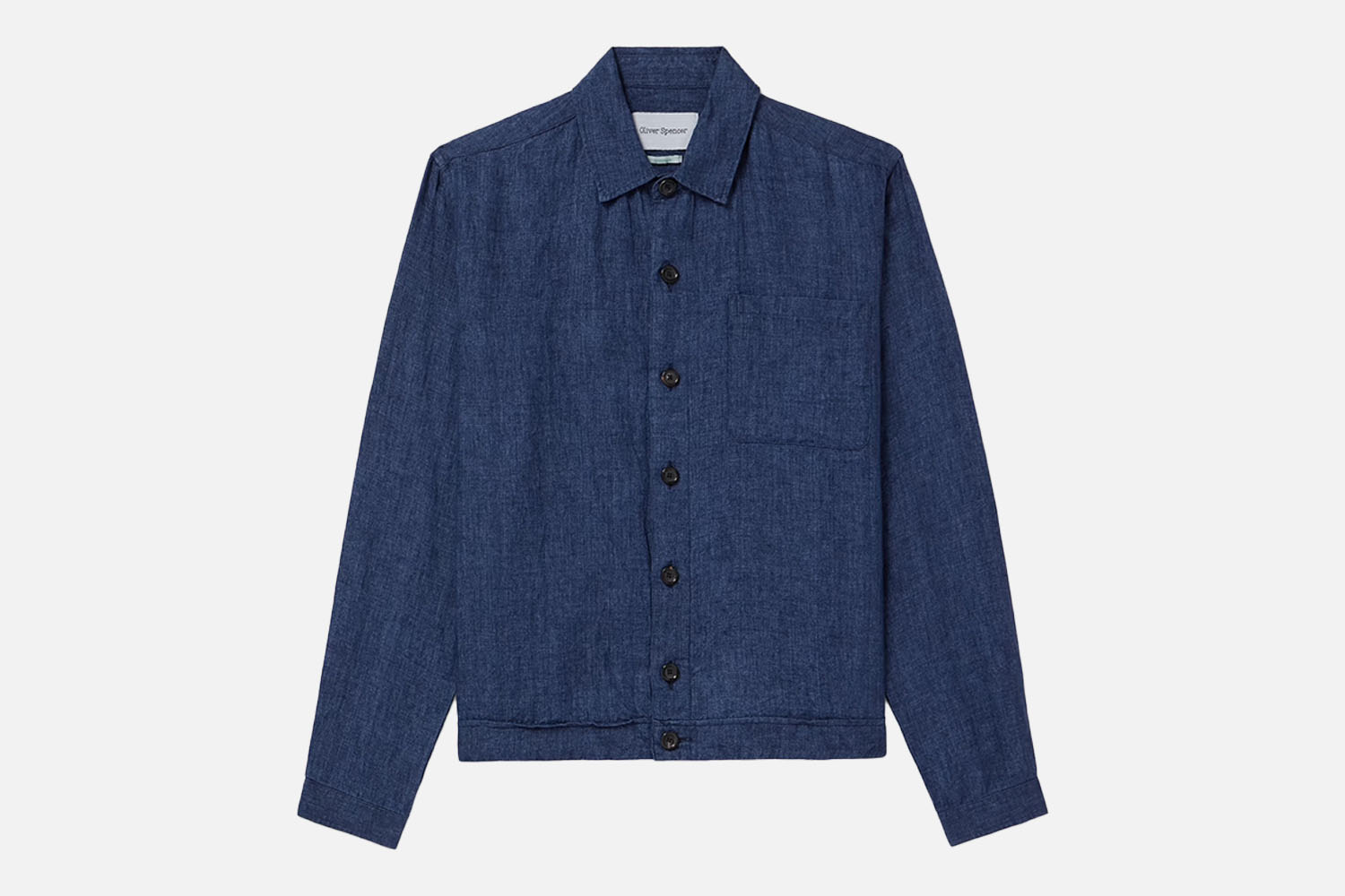 Oliver Spencer Milford Linen Blouson Jacket