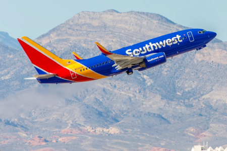 Southwest's fleet is comprised entirely of Boeing 737 jets