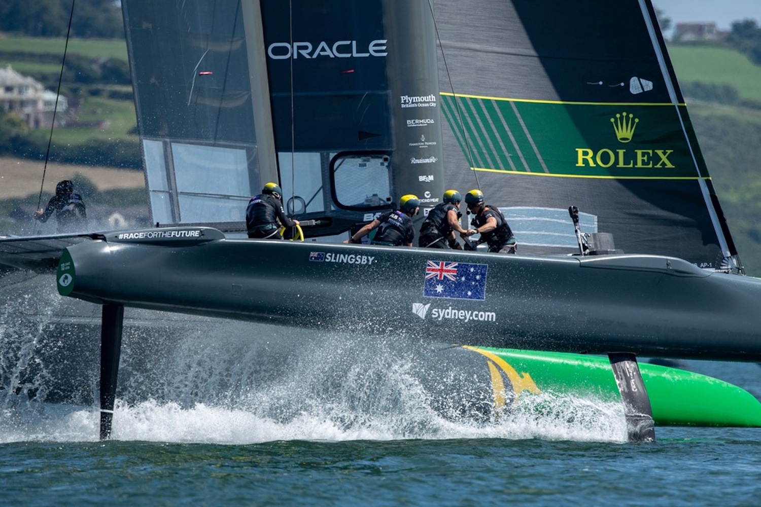 Donning Rolex sails, the Australian team claimed victory in the SailGP championship.