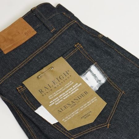 A pair of American-made jeans from Raleigh Denim Workshop