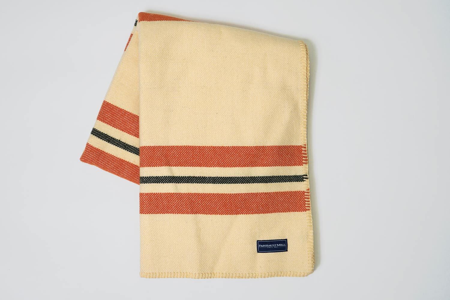 An American-made blanket from Faribault Mill in Minnesota