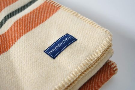 The Cabin Wool Throw Blanket, one of our favorite American-made products, from Faribault Mill in Minnesota