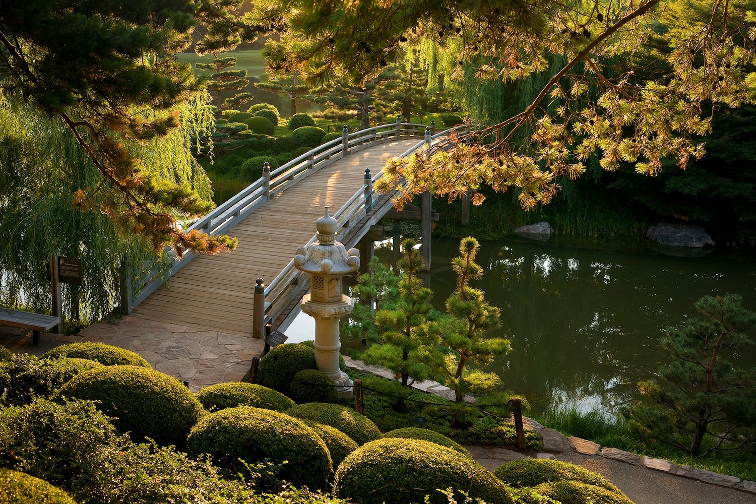 The Elizabeth Hubert Malott Japanese Garden at the Chicago Botanic Garden