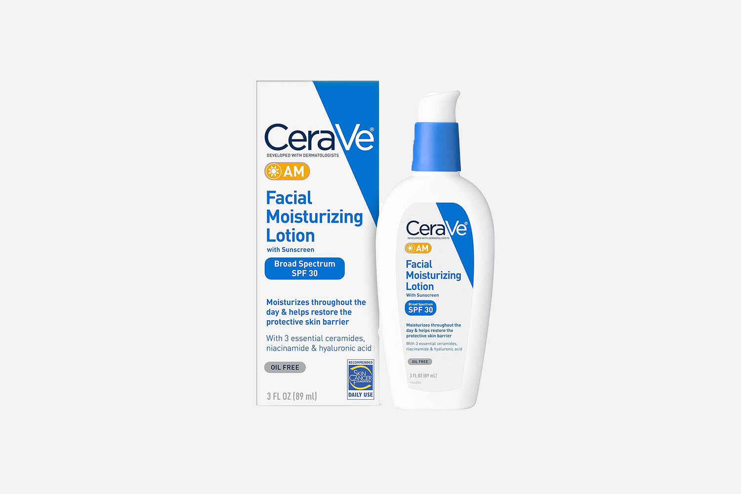 CeraVe AM Facial Moisturizing Lotion with SPF 30