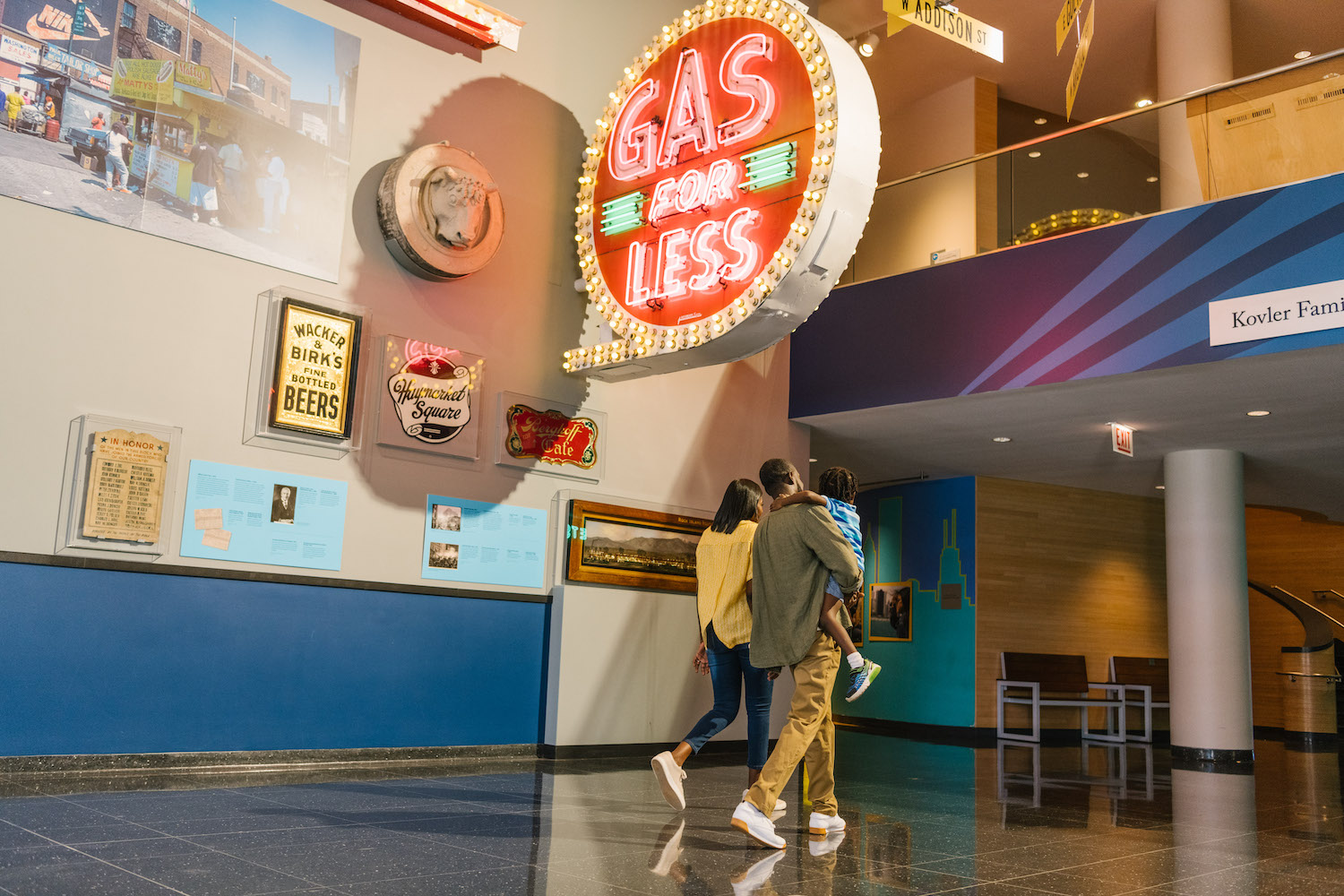 The Chicago History Museum's lobby