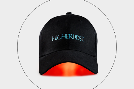 Try out HigherDose's red light hat for yourself