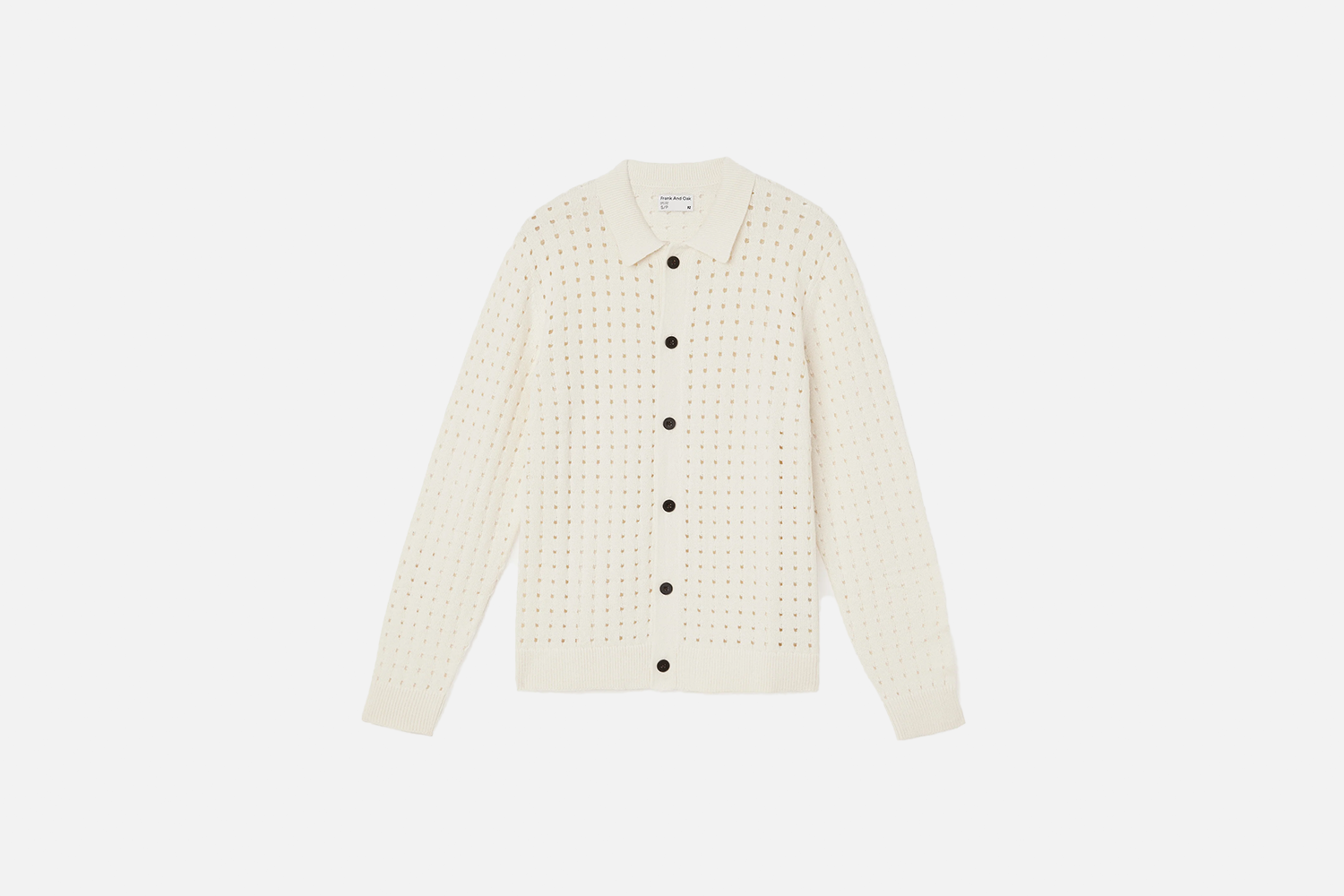 Frank And Oak The Openwork Knit Overshirt
