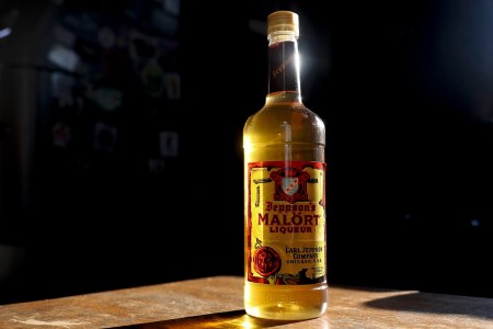 A bottle of Malort