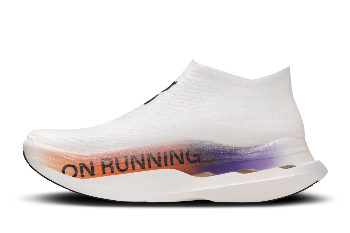 On’s next-generation running shoe is manufactured using a spray process