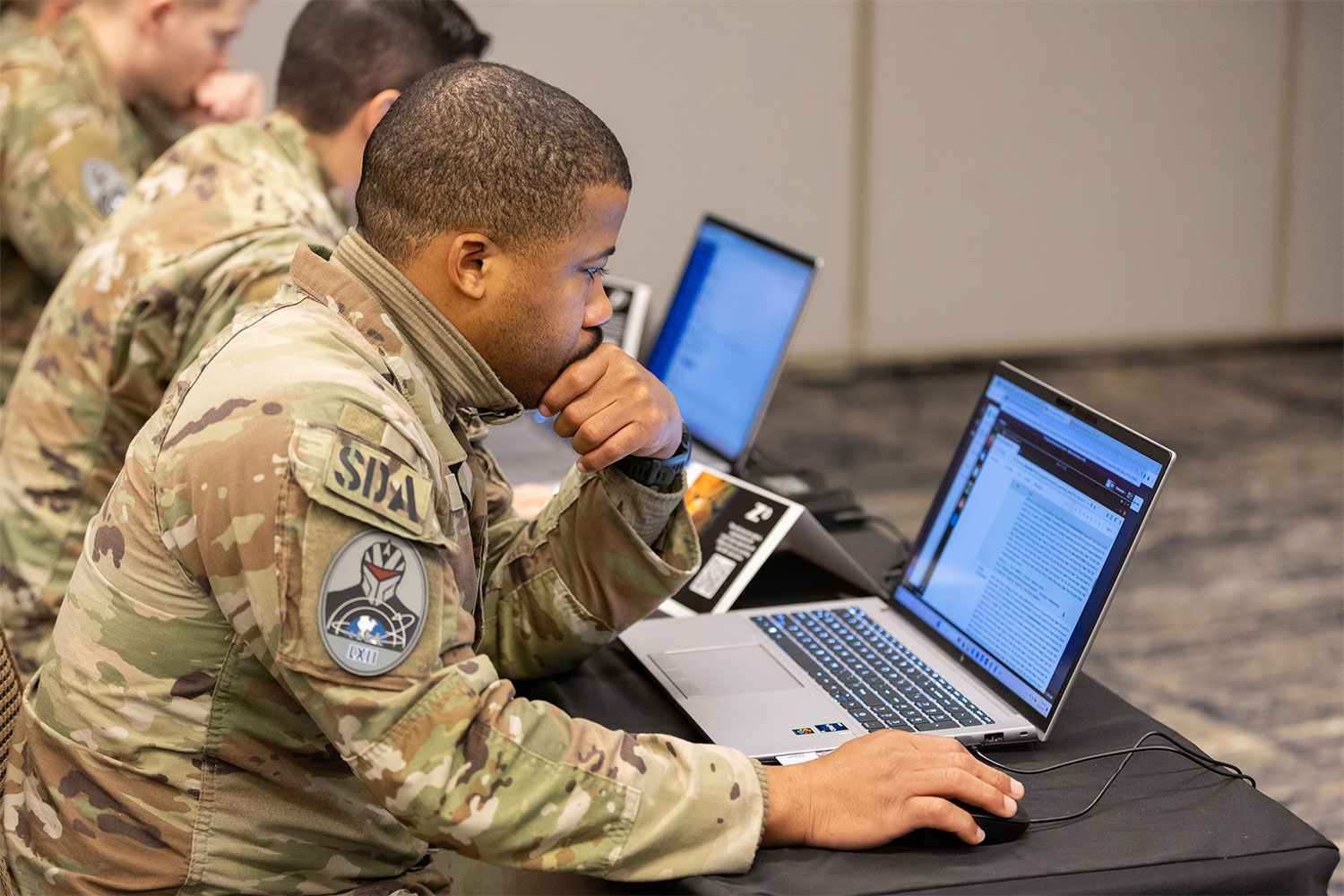 U.S. Space Force Guardians gather for training and competition at a Space Force Gaming event.