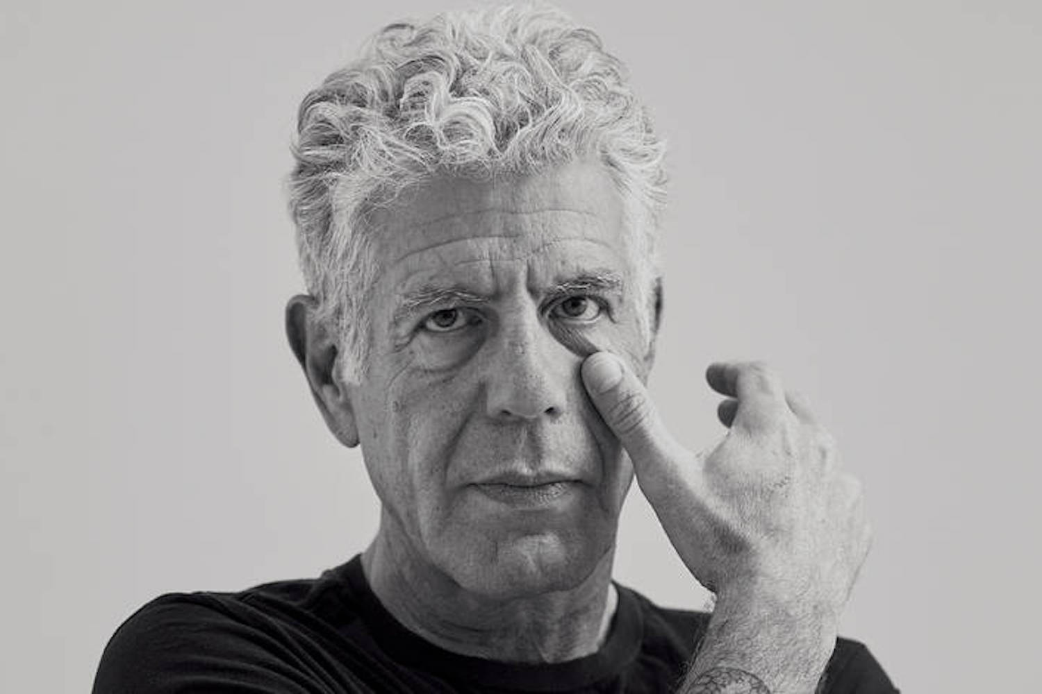 Bourdain in 2018, shortly before his death