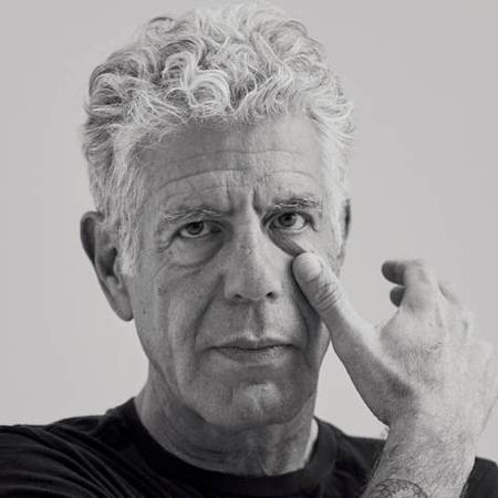 Bourdain in 2018, shortly before his death