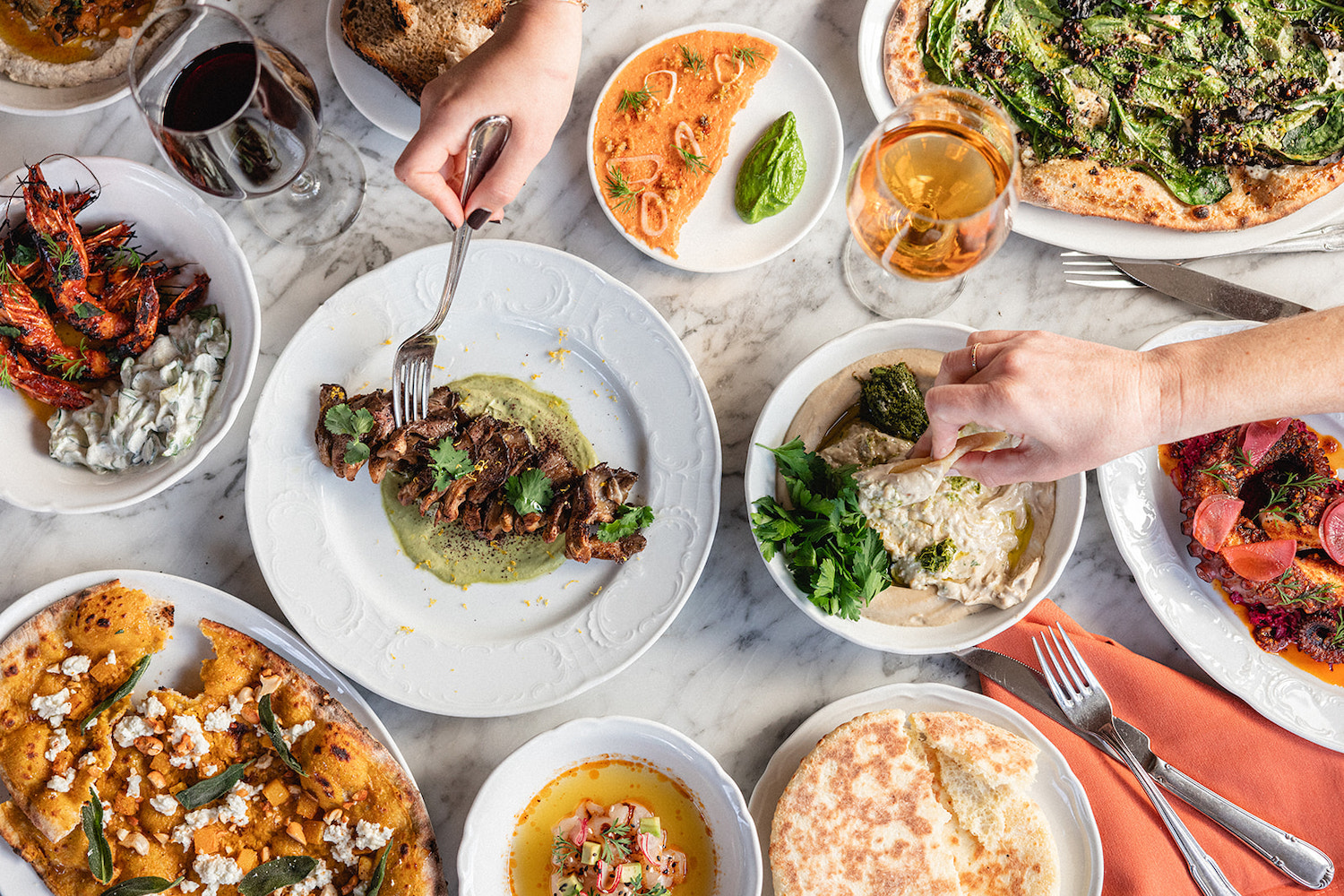 Bavel's stars a perfectly curated menu of Middle Eastern delights that pull inspiration from the cuisines of Israel, Egypt, Morocco and Turkey