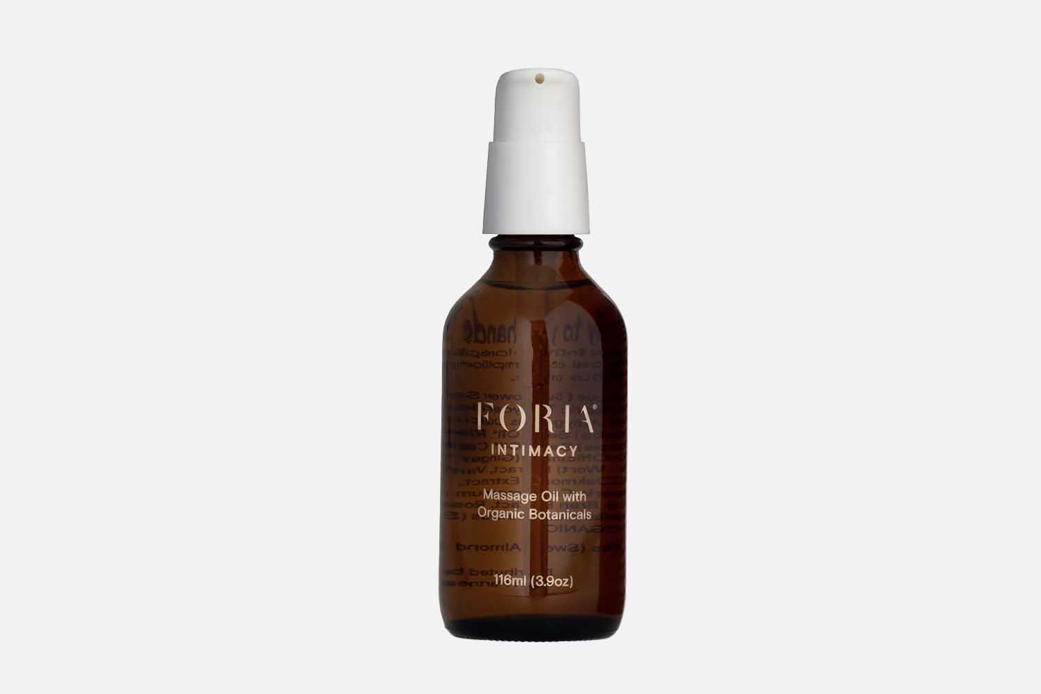 Foria Intimacy Massage Oil with Organic Botanicals