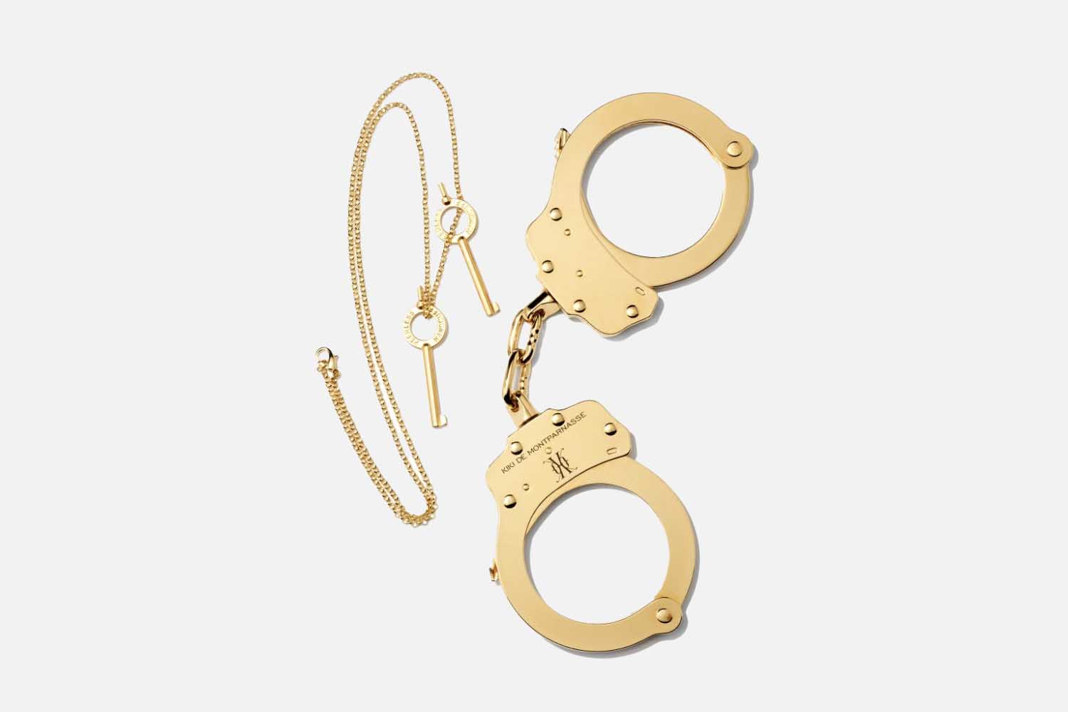 Kiki de Montparnasse Gold Handcuffs