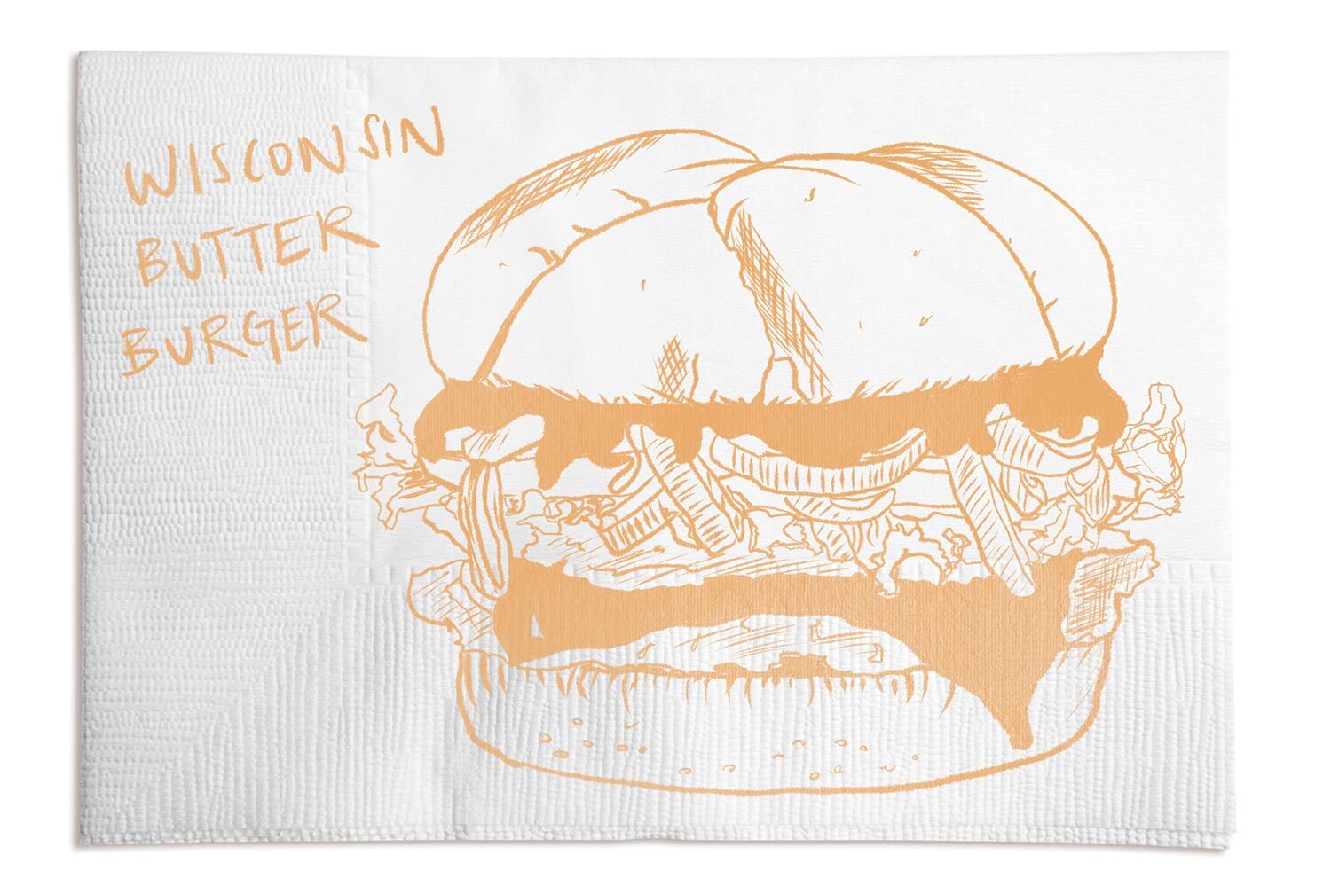 Wisconsin Butter Burger illustration