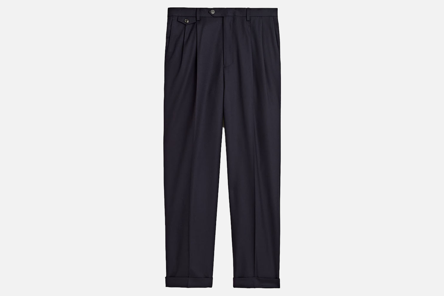 J.Crew Relaxed-Fit Italian Wool Flannel Single-Pleat Trouser