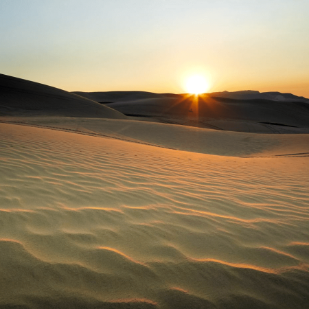 The best place to go sand surfing in the Cowboy State is Wyoming’s Killpecker Sand Dunes.