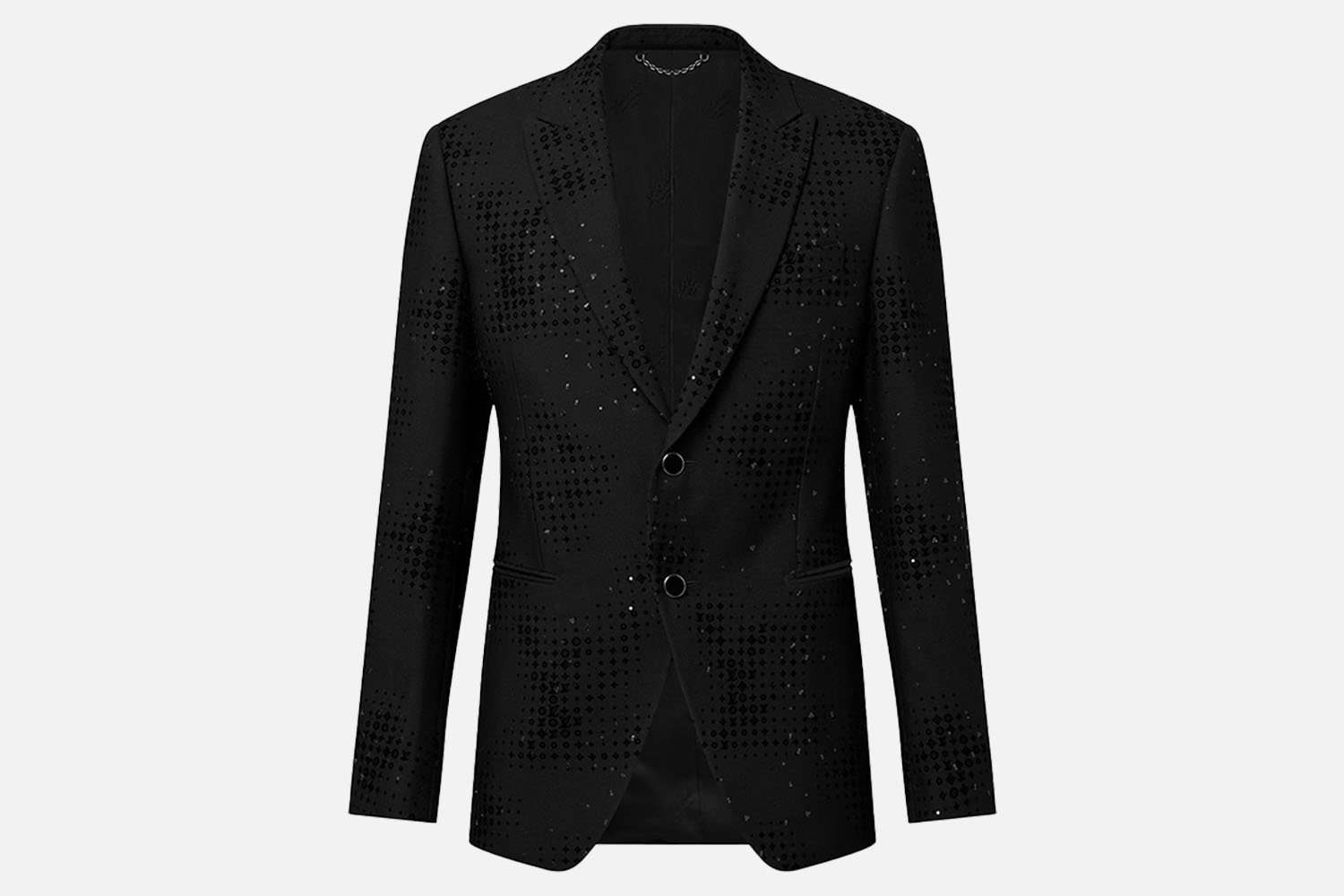 Louis Vuitton Monogram Wool Evening Cutaway Jacket