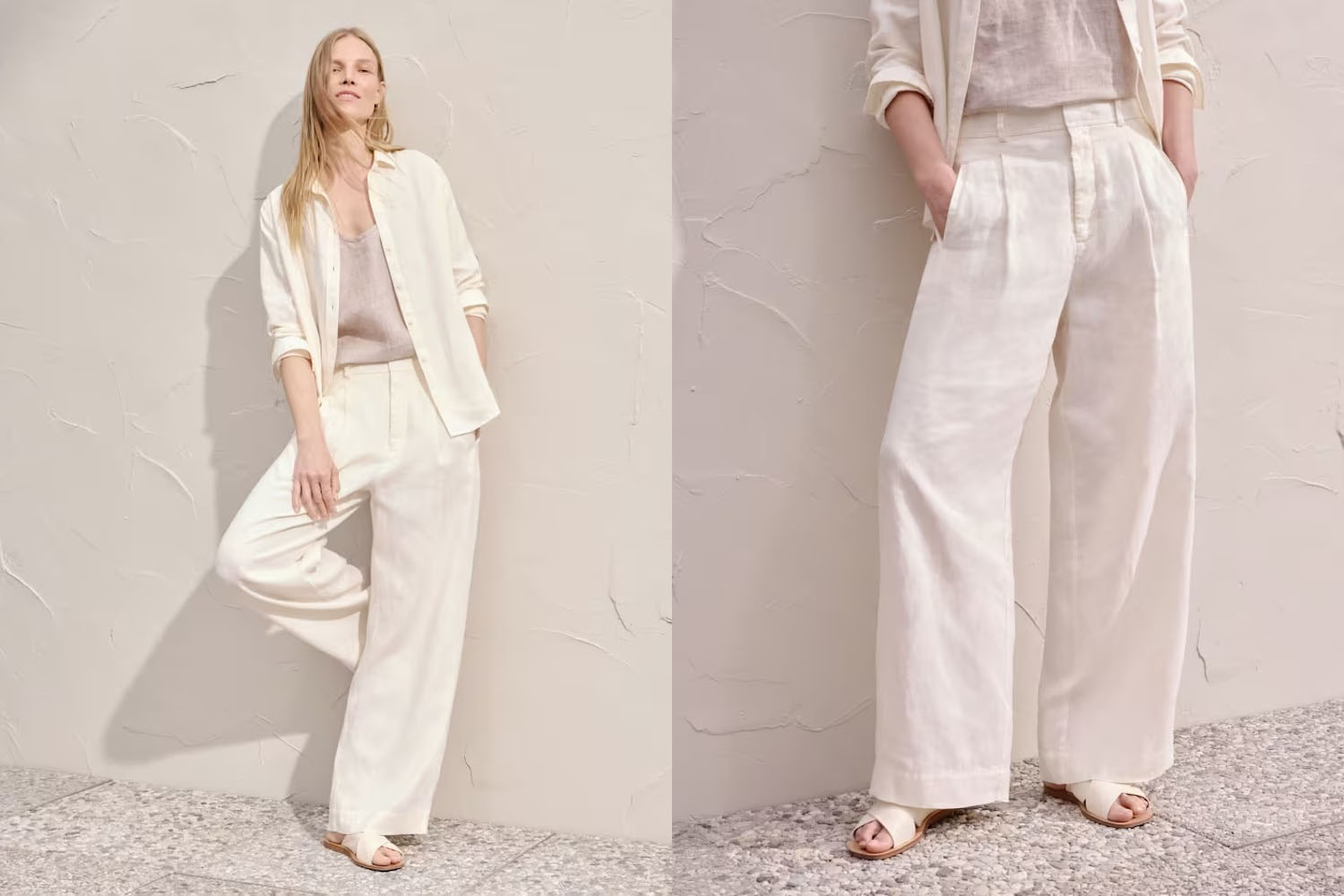 Everlane The Linen Way-High Drape Pant