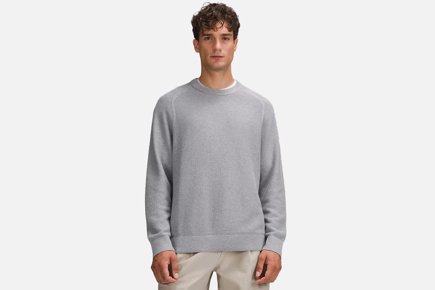 Lululemon Textured Knit Crewneck Sweater