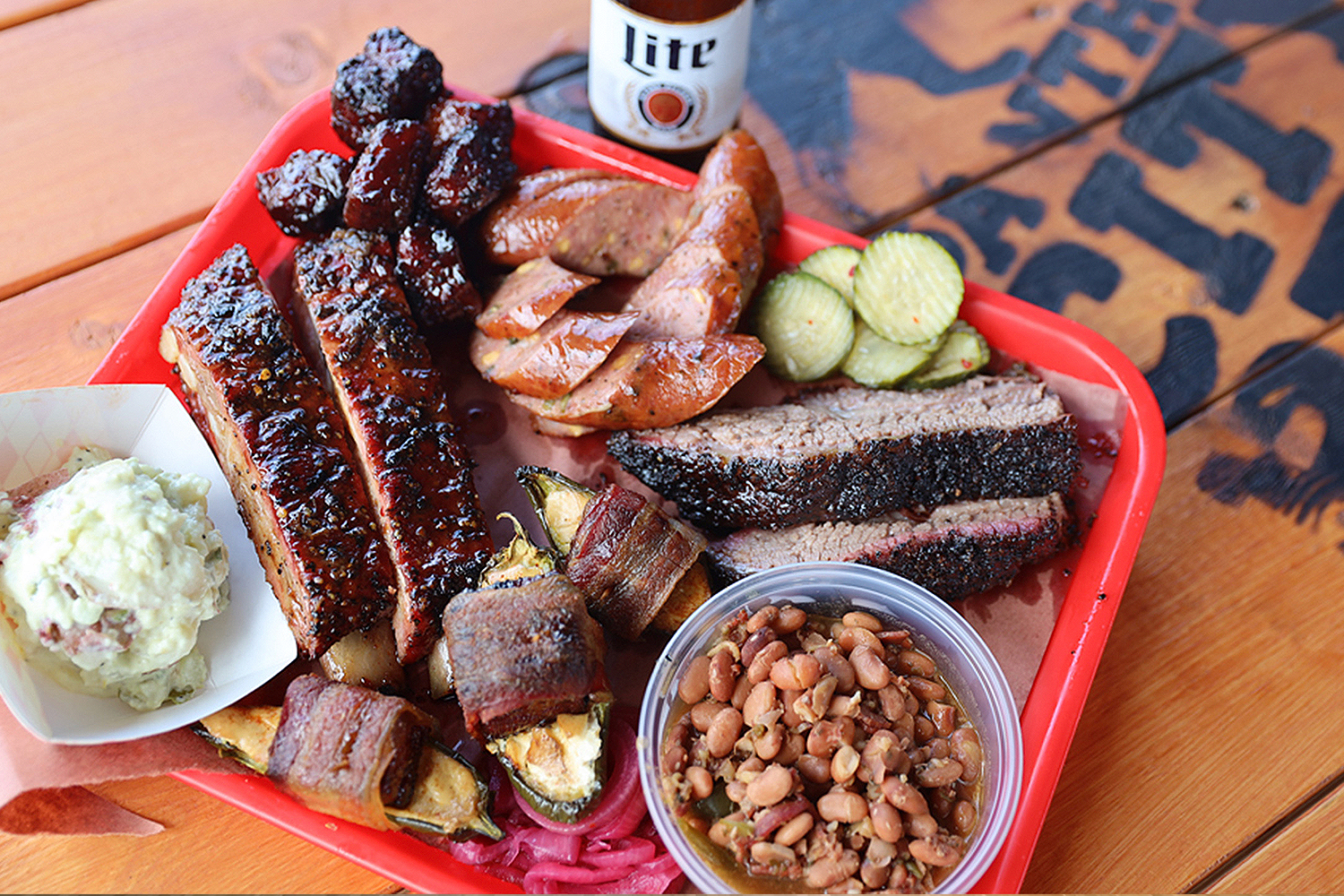 Panther City BBQ started serving barbecue out of a food truck before finding its permanent home in Fort Worth.