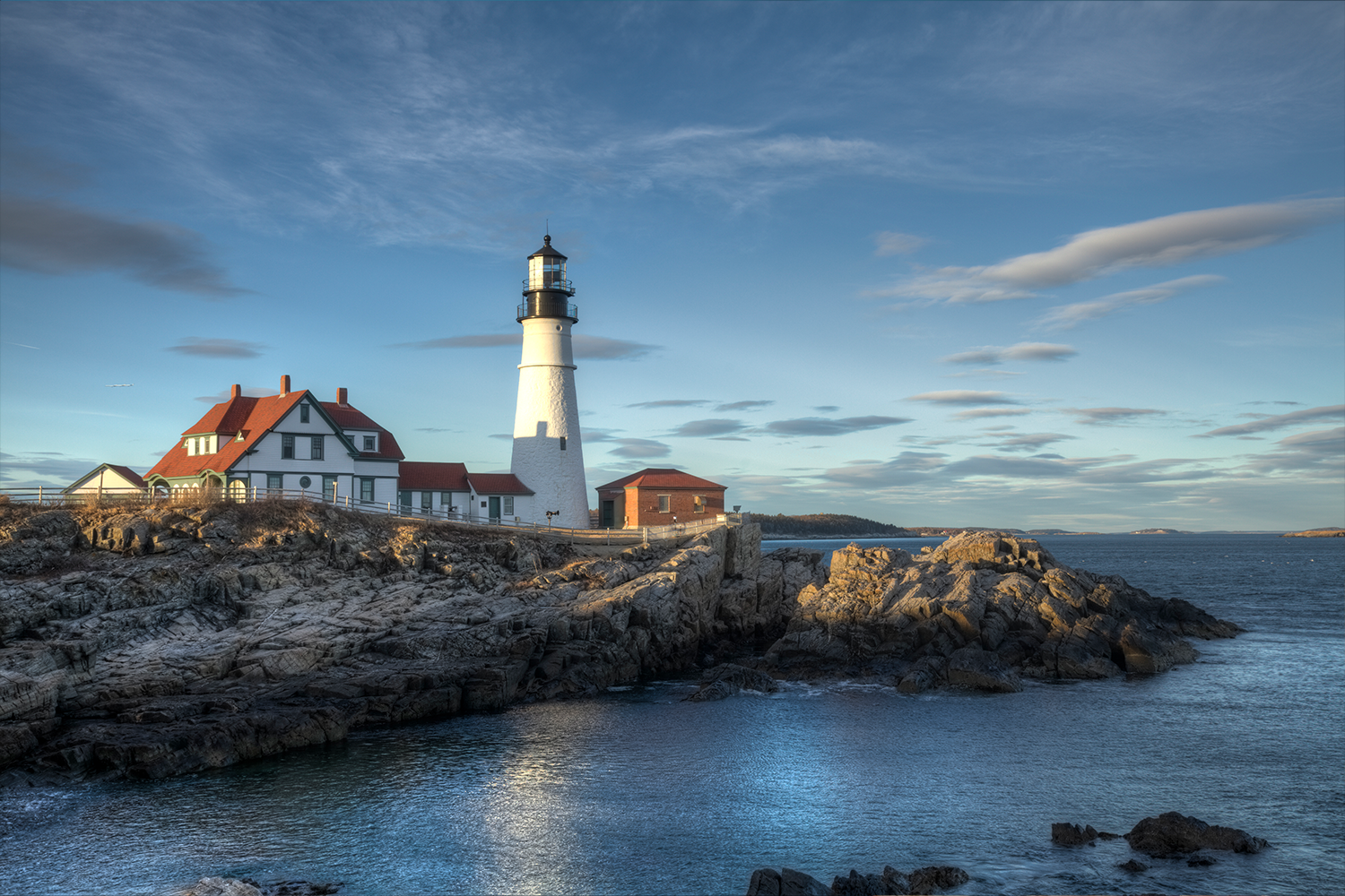 Portland Head Light is the most photographed of the Portland lighthouses