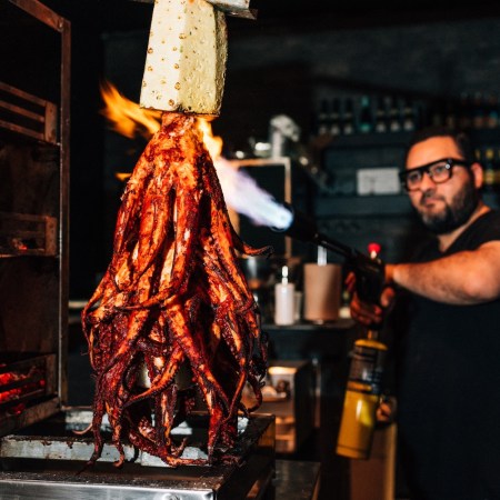 Chef Regino Rojas's Revolver Taco Lounge serves Michoacán-style tacos on handmade corn tortillas