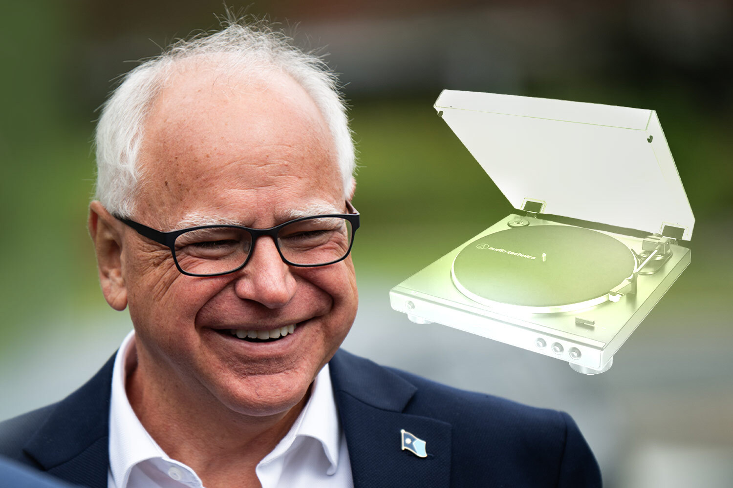 Tim Walz record player