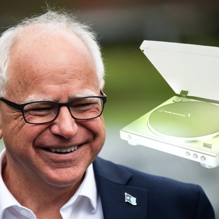 Tim Walz record player