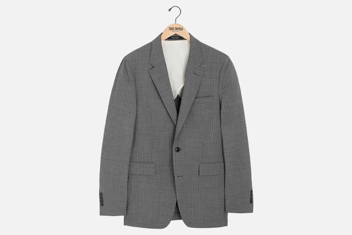 Todd Snyder Italian Wool Pinstripe Sutton Jacket