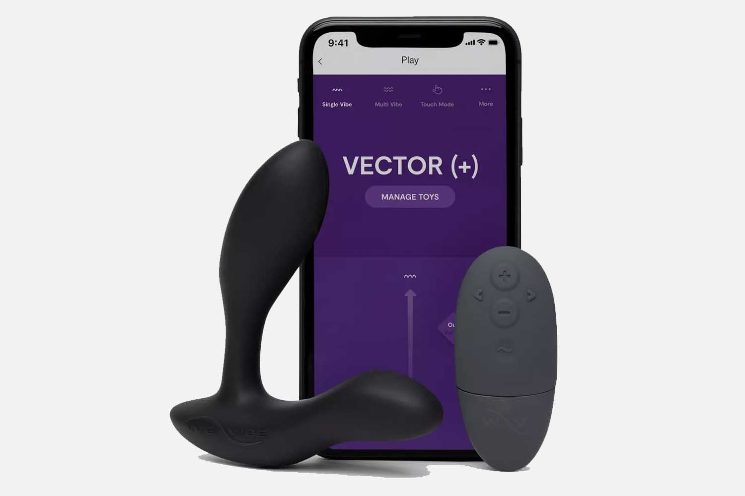 We-Vibe Vector+ App and Remote Controlled Rechargeable Prostate Massager