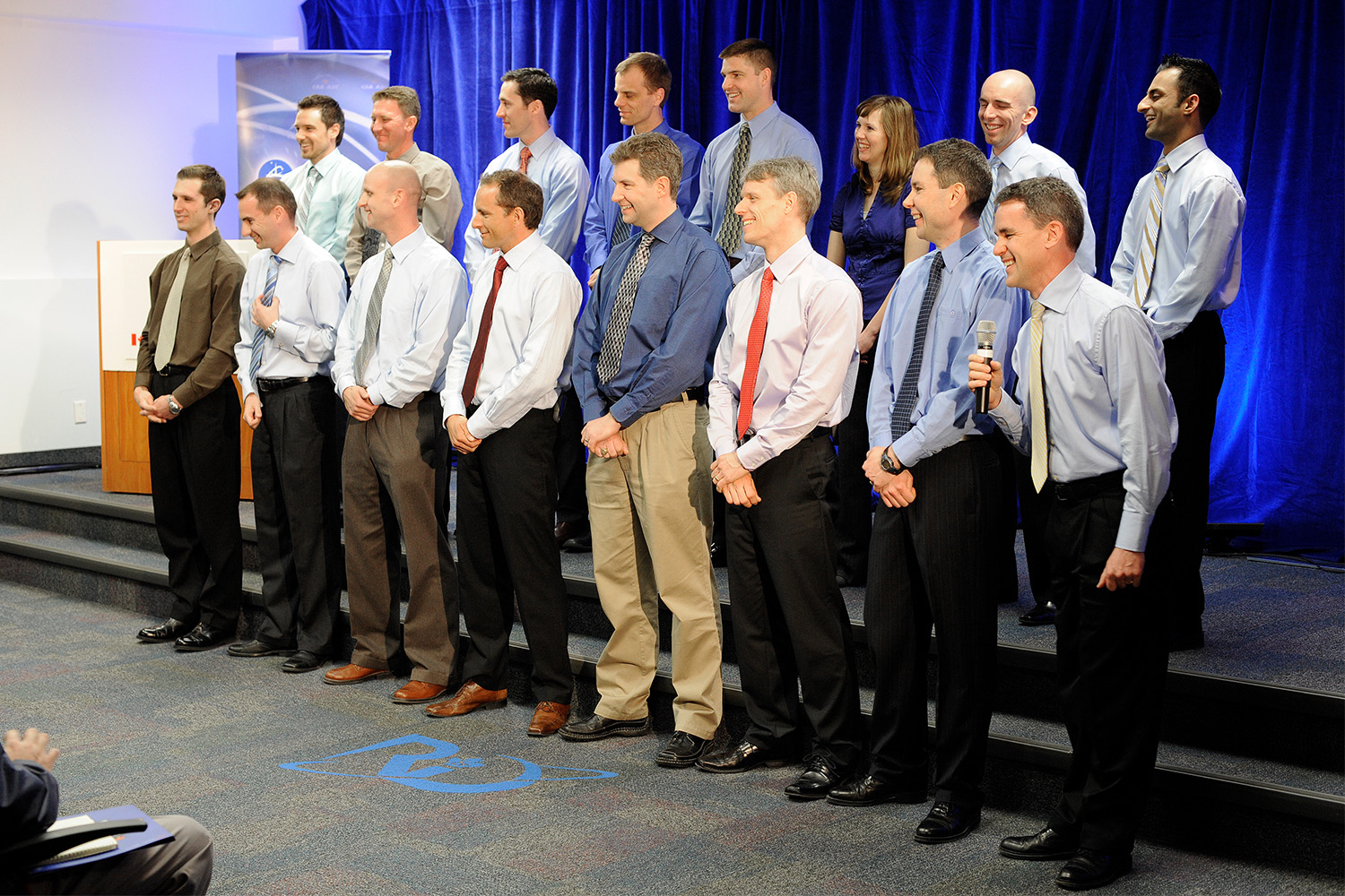 A view of the Canadian Space Agency's pilot finalists in 2009.