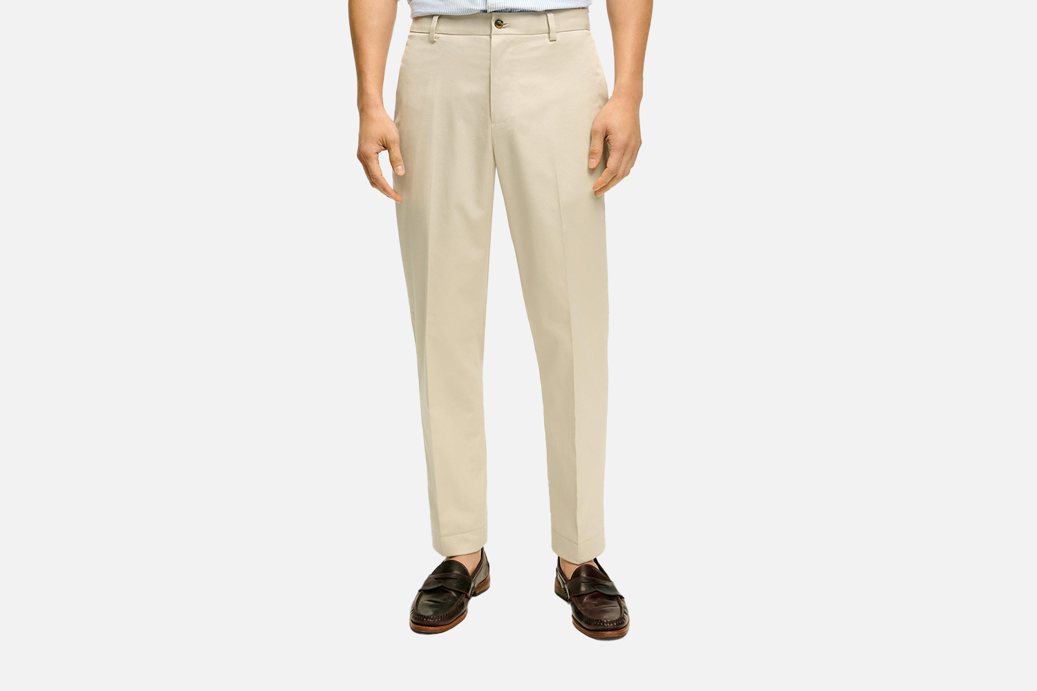 Brooks Brothers Regular Fit Stretch Cotton Advantage Chino Pants