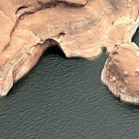 Collapsed park arch