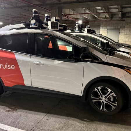 Cruise vehicles in a garage