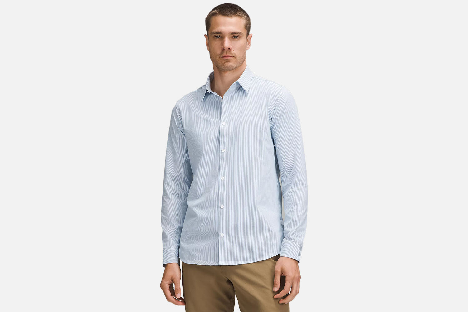 Lululemon New Venture Slim-Fit Long-Sleeve Shirt