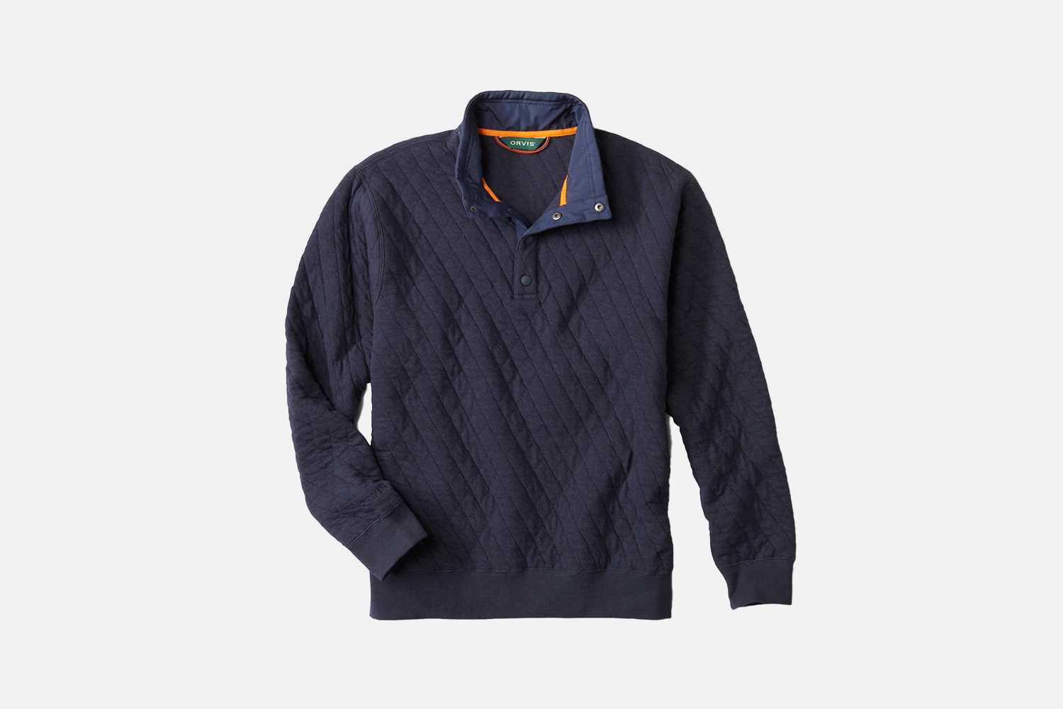 Orvis Outdoor Quilted Snap Sweatshirt