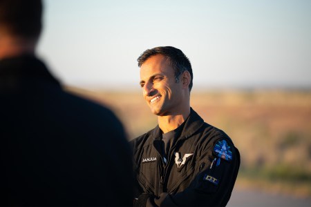 Jameel Janjua, a test pilot for Virgin Galactic who flew in the company's Galactic 07 mission