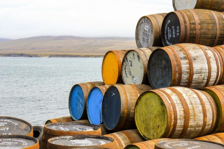 Whiskey barrels