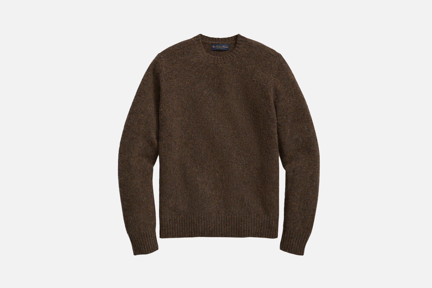 Brooks Brothers Brushed Wool Crewneck Sweater