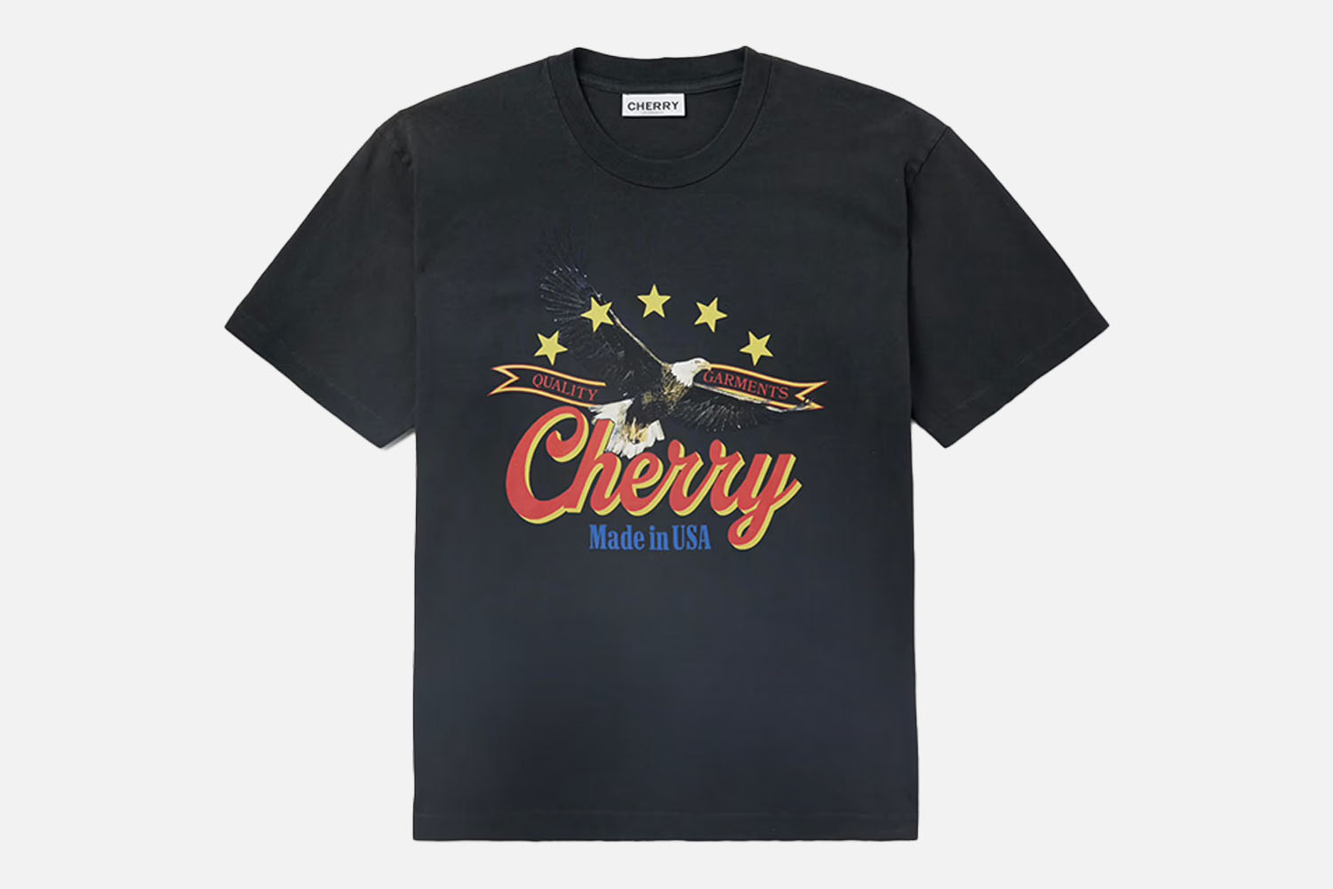 Cherry Los Angeles Logo-Print Cotton-Jersey T-Shirt