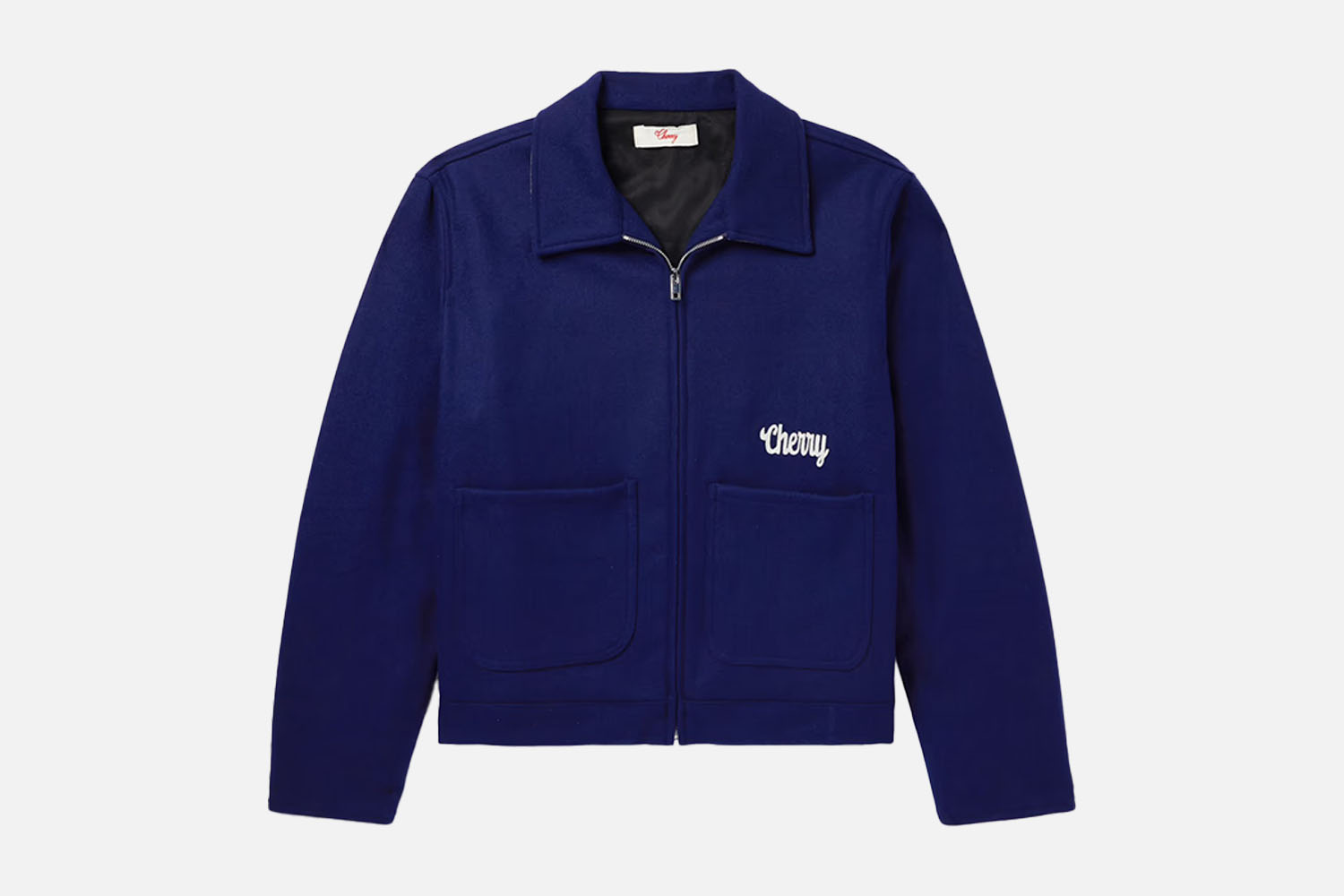 Cherry Los Angeles Jersey Zip-Up Jacket