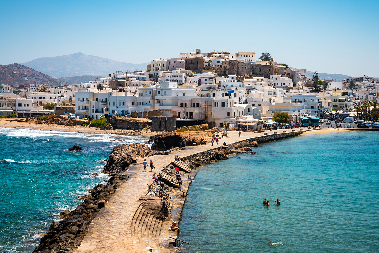 Naxos is the largest of the Cyclades island group