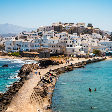 Naxos is the largest of the Cyclades island group